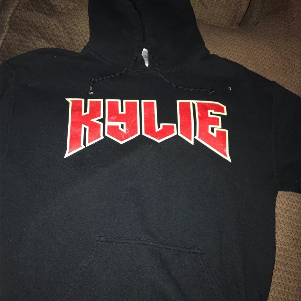 Kylie Official Logo Medium Black Hoodie